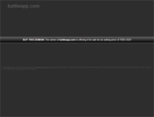Tablet Screenshot of battleapp.com